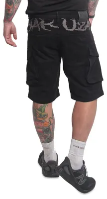 Zdjęcie produktu dla Spodenki męskie Yakuza Shards Cargo Shorts, czarny, 31W