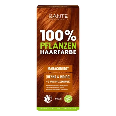 Produktbild von SANTE MAHAGONIROT Kräuter-Haarfärbepulver