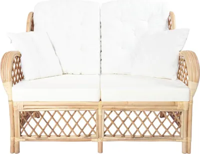 Produktbild von vidaXL 2-Sitzer-Sofa Rattan