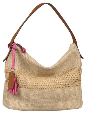 Imagen del producto de Bolso tipo "hobo" de la colección Vita de Tom Tailor, para mujer. Accesorio, color beige, ideal para uso diario