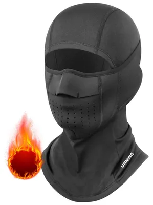 Immagine prodotto di Scaldacollo balaclava da uomo, ideale per attività all'aperto in condizioni di freddo, traspirante, in microfibra
