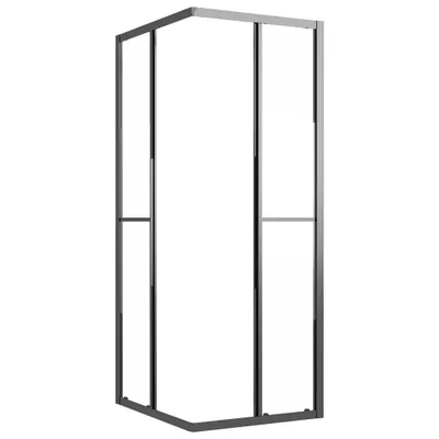 Obrázek produktu pro vidaXL Sprchový kout ESG polomatný 90x70x180 cm černý
