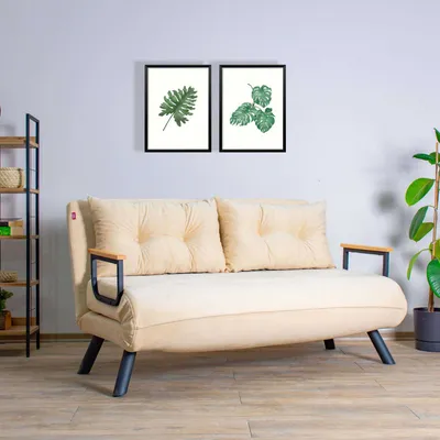 Image de Hanah Home, Sando- FTN1275, Sahne, Canapés-lits, Cadre : 100% métal