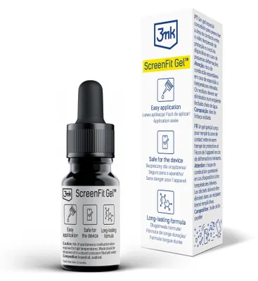 Produktbild von Applikationsgel für Schutzglas auf Smartphone-Displays 10 ml - 3mk ScreenFit Gel™