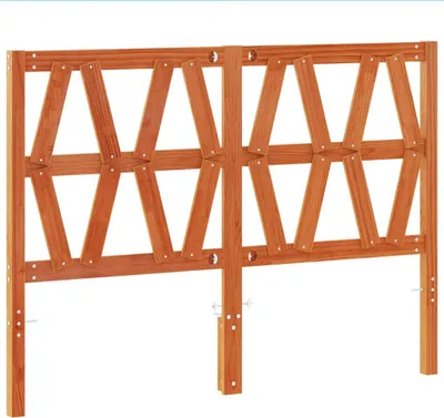 Produktbild von vidaXL Kopfteil Wachsbraun 160 cm Massivholz Kiefer