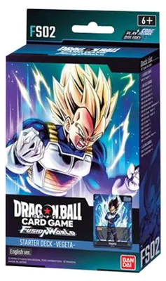 Produktbild von Dragon Ball Card Game Fusion World Vegeta Starter Deck FS02 - Englisch