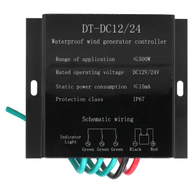 Obrázek produktu pro FO5-12/24V 500W regulátor generátoru větrné turbíny Vodotěsný regulátor nabíjení baterií