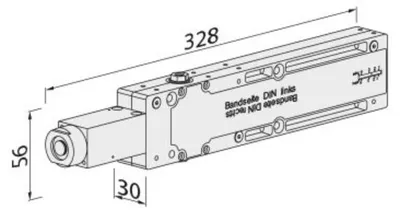 Image de Ferme porte ITS Multigénius F1-4 corps seul encastré Argent - ECO SCHULTE - 5030016970