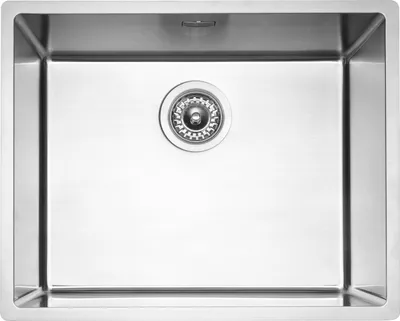 Produktbild von REGINOX R41215 Edelstahlspüle VERO 50x40 (L) OKG ab Schrankbreite 60 cm / Flächenbündig / Flacheinbau / Unterbau