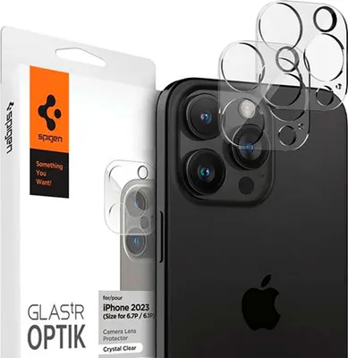 Produktbild von Spigen iPhone 15 Pro Max Lens Protector, Apple iPhone 15 Pro Max,Apple iPhone 15 Pro, Transparent, 1 Stück(e)