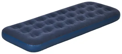 Produktbild von Aufblasbares Einzelbett mit Handpumpe, 73 x 191 x 22 cm, Blau
