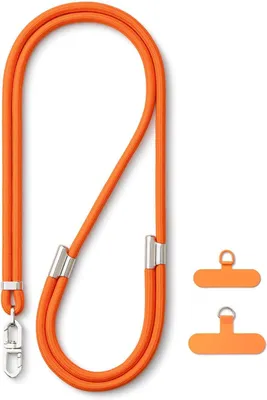 Produktbild von Handykette verstellbar, Polyester, Orange, für alle Smartphones