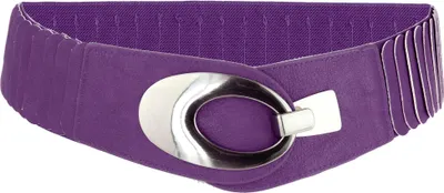 Produktbild von irisaa breiter Damen Gürtel Elastischer Taillengürtel, Hüftgürtel Stretch Gürtel mit Hakenverschluss