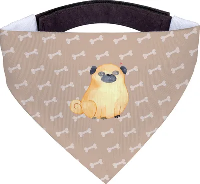 Produktbild von Mr. & Mrs. Panda Halstuch Für Hunde Mops - Hundeglück - Geschenk, Sprüche, Hund, Hundehalstuch, Liebe, Hundeliebe, Knuffig, Tuch