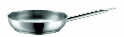 Produktbild von Domestic Professional 811041 Bratpfanne, 24 cm max. Durchmesser, Edelstahl, Induktionsherd-geeignet