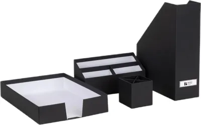 Image de Bigso Box of Sweden Hugo Set d'organisation de bureau 4 pièces