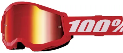 Produktbild von 100% Goggle Strata2 Junior Red Mirror Red Lens rot