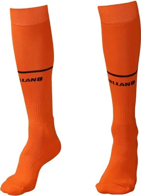 Produktbild von Niederländische Fußballsocken Heim - Orange - 2022-2024 - 26-30 XXS