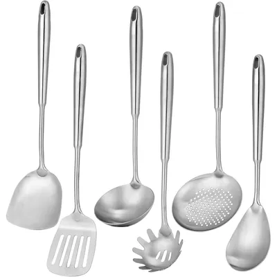 Productafbeelding van Keukenapparatuur set, 6-delig - RVS, ergonomisch ontwerp