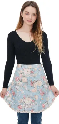Produktbild von Famanu Halbschürze im Fashion Country Style - Kant, Blumenmuster