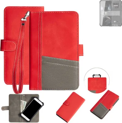 Produktbild von K-S-Trade Handy Schutzhülle für Oukitel WP23 Hülle Portemonnee Brieftasche Klapphülle Kartenfächer Flip Wallet Case Etui