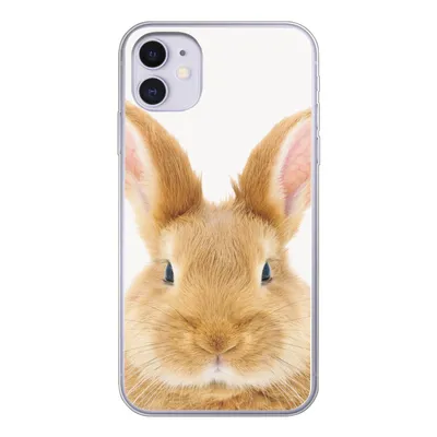 Produktbild von MuchoWow® Handyhülle Schutzhülle Hülle für iPhone 11 Kinder - Kaninchen - Kind - Mädchen - Jungen Silikon Softcase Handy Hülle - Handytasche