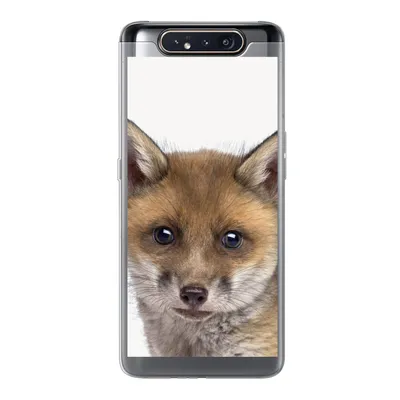 Produktbild von MuchoWow® Handyhülle Schutzhülle Hülle für Samsung Galaxy A80 Fuchs - Tiere - Jungtier - Jungen - Mädchen - Kind Silikon Softcase Handy Hülle - Schutzdeckel