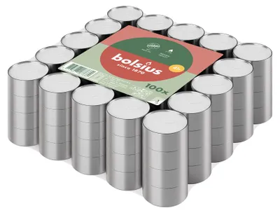 Productafbeelding van Bolsius Theelichten 4-Uur Brickpack (100 stuks)
