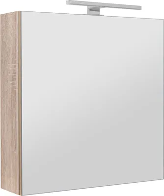 Zdjęcie produktu dla Szafka łazienkowa z lustrem oświetleniem lampką led lustrzana wisząca 60 cm