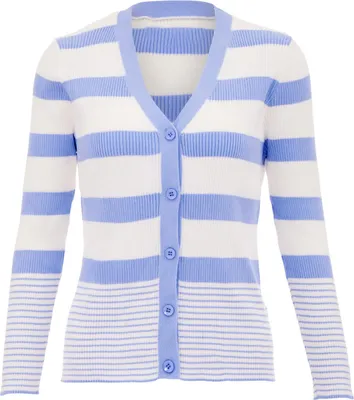 Produktbild von SANIKA damen strickjacke - flieder wollweiss, XS/S