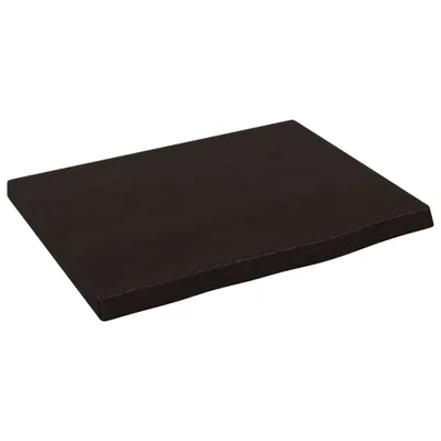Obrázek produktu pro vidaXL Umyvadlová deska tmavě hnědá 40x30x2 cm ošetřené masivní dřevo