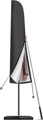 Imagen del producto de Funda protectora para sombrilla colgante, fabricada en Oxford 420D, con un diámetro de 200 cm a 400 cm, resistente a la intemperie