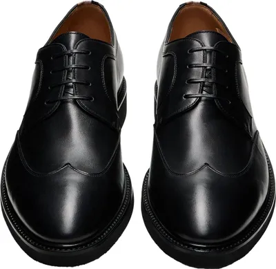 Image de Boss - Chaussures à lacets pour homme "Jerrard", cuir GT4845 (47 EU) (Noir)