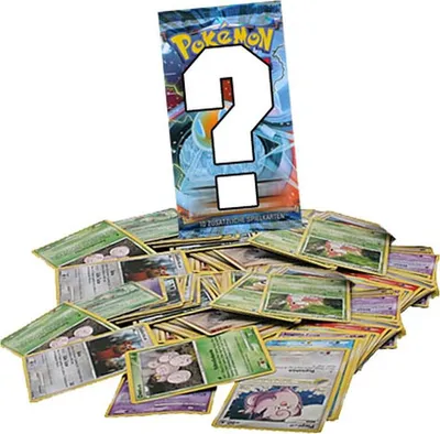 Produktbild von 100 gemischte Pokemonkarten + 1 Booster unserer Wahl