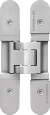 Immagine prodotto di SIMONS TECTUS TE 526 Cerniera per porta 3D, a scomparsa, acciaio inox spazzolato opaco