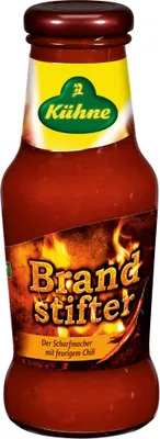 Produktbild von Kühne Brandstifter Grillsauce mit Chili Scharfe Barbecuesauce 250ml