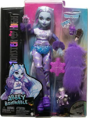 Produktbild von Mattel Monster-High-Puppe, Abbey Bominable Yeti-Modepuppe mit Accessoires