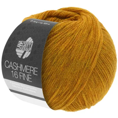Produktbild von Lana Grossa Cashmere 16 Fine 038 Goldgelb 50g