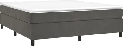 Produktbild von "im Sonderangebot"Boxspringbettgestell - CLORIS - Doppelbett - Robust und langlebig - Dunkelgrau 180x200 cm - Einfache Montage -  Samt - DEMöbel5524573