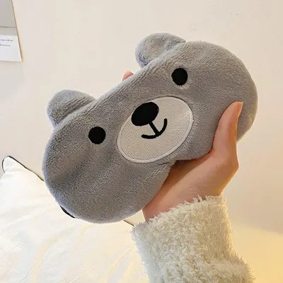 Image de Masque de sommeil en coton, cache-yeux, unisexe, pour se détendre pendant le sommeil, bande de nuit