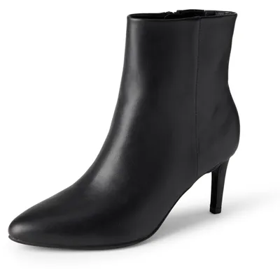 Obrázok produktu pre A. Dámske elegantné čižmy na vysokom opätku, čierna, umelá koža, veľkosť 42 EU