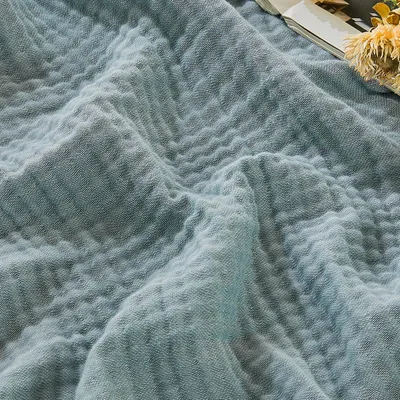Immagine prodotto di Coperta da giorno in mussola, tessuto misto a 4 strati, dimensioni 150 x 200 cm, adatta per divano e letto