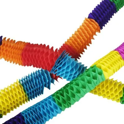 Produktbild von Papstar Girlanden "Mini", Papier 2 m "Boa", 40 Stück