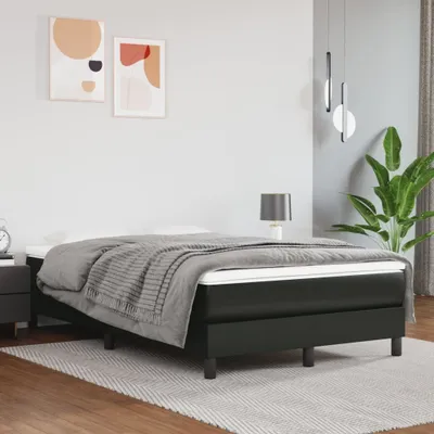 Produktbild von "2026 Promotion" BoxspringBettgestell moderne - Schwarz - 120x200 cm - Kunstleder - Polsterbett CC5678