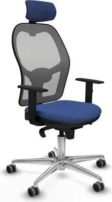 Immagine prodotto di Sedia da ufficio con poggiatesta Piqueras y Crespo 1D086G2 Blu navy