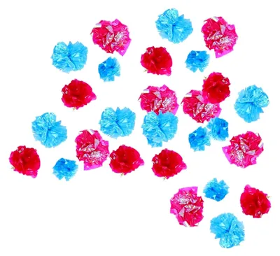 Produktbild von 25 Bunte Katzenraschelbälle aus Papier - Interaktives Katzenspielzeug für Unterwegs in Zufälligen Farben