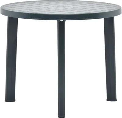 Image de Table de jardin Vert 89 cm Plastique