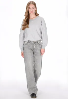 Produktbild von SAPORTA damen sweatshirt - grau melange, S