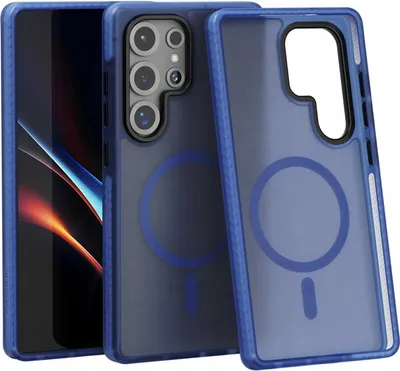 Produktbild von Spacecase Hybrid Fusion Mag Galaxy S25 Ultra blau