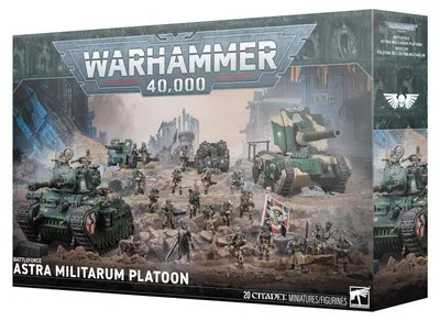 Produktbild von W40k: Astra Militarum - Astra Militarum Platoon (20 Figuren)